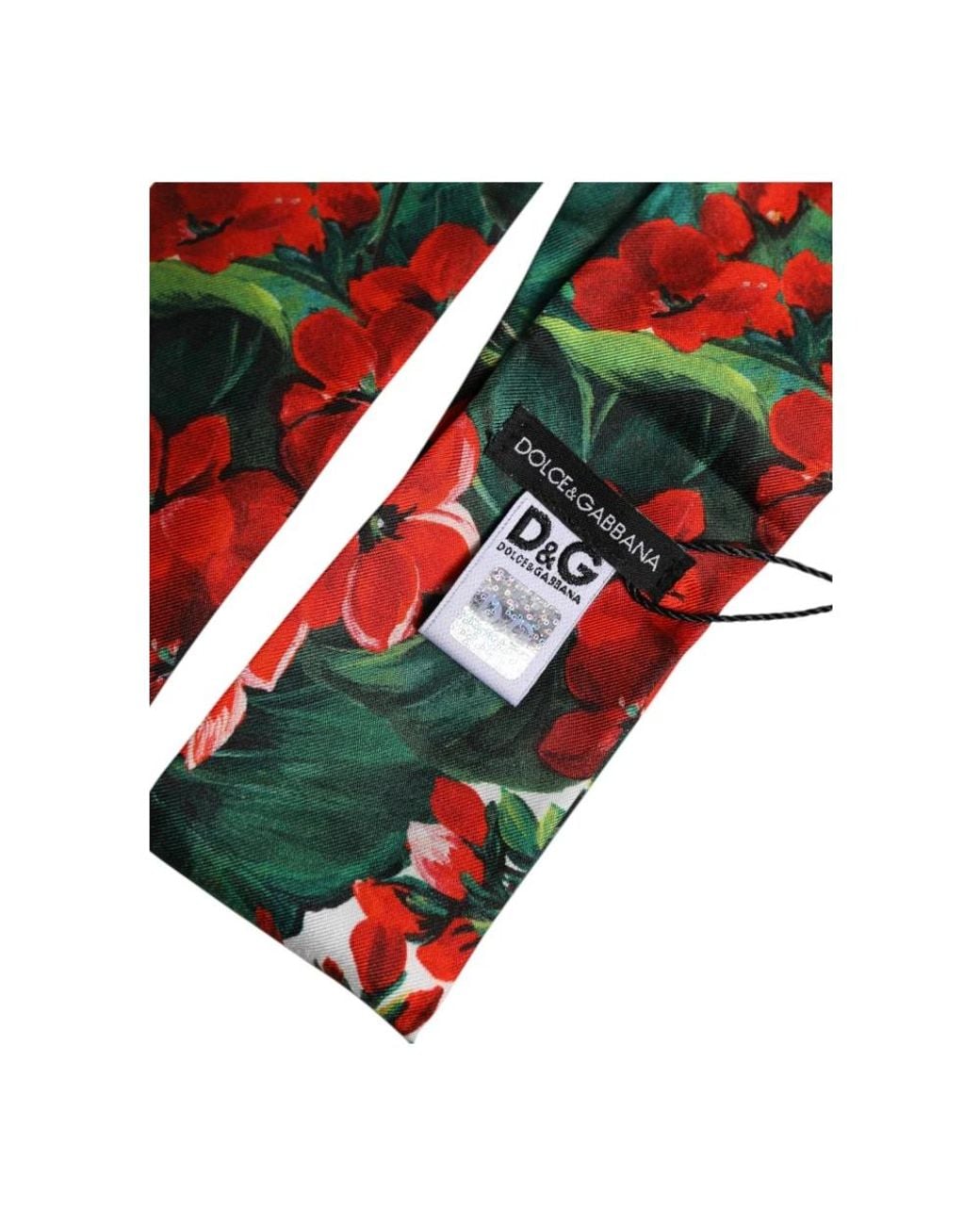 Dolce & Gabbana Red Silk Scarves