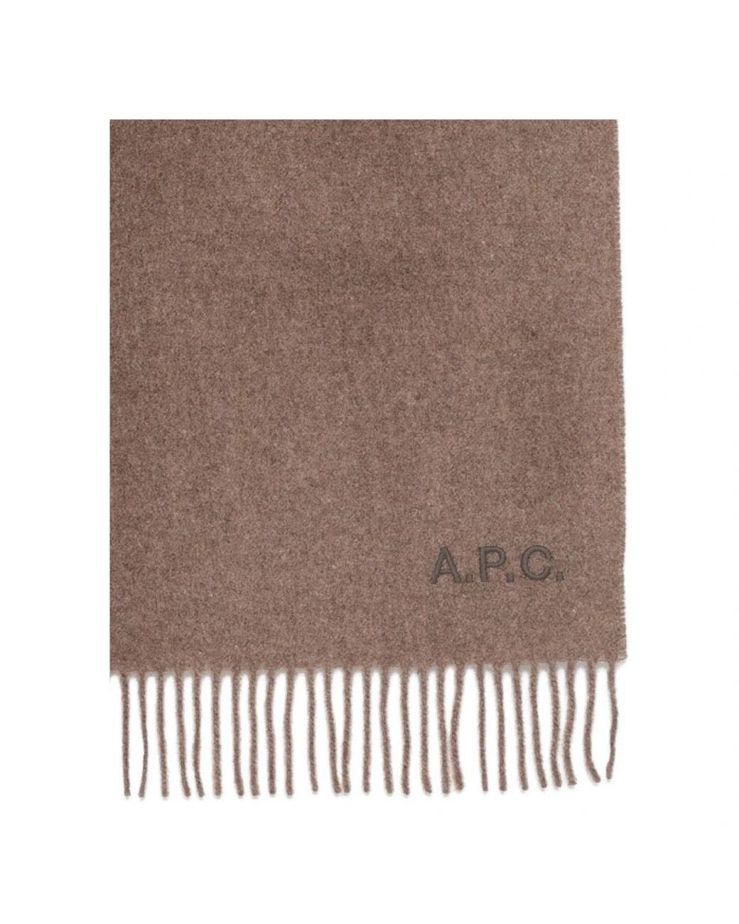 A.P.C. Alix Brodée Schal in Brown für Herren