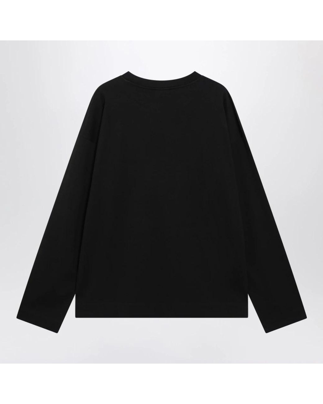Dries Van Noten Black Long Sleeve T-Shirts for men