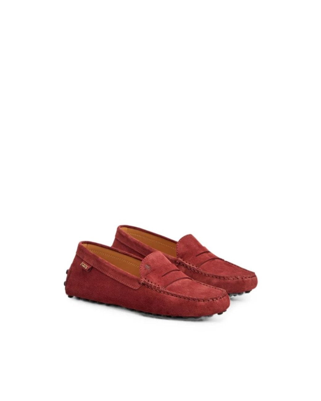 Tod's Red Loafers