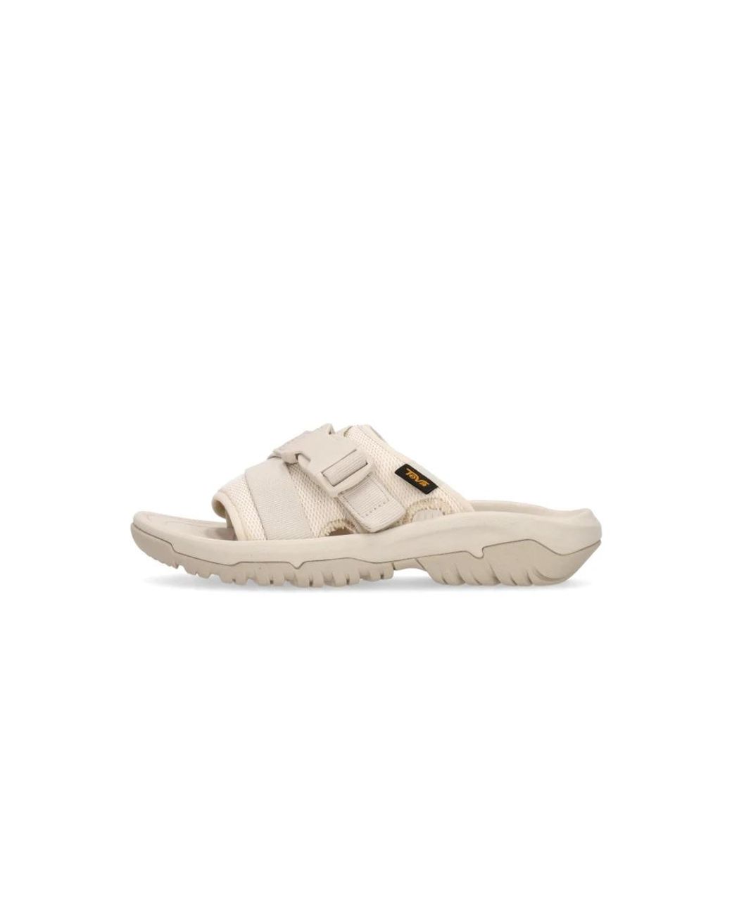 Teva Schoenen ,Polyester Repreve Polyester Slide Pantoffels in het Natural