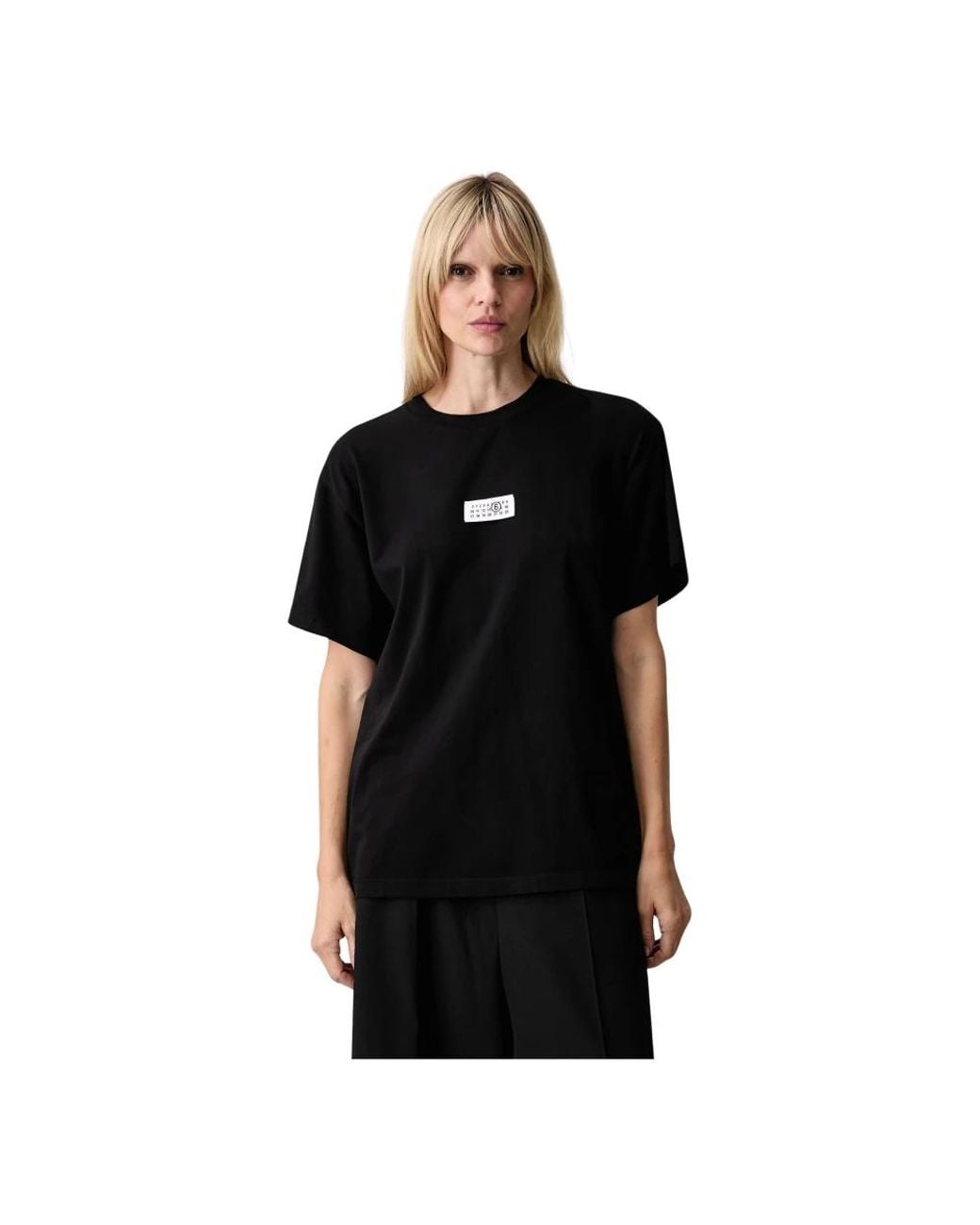 MM6 by Maison Margiela Black T-Shirts