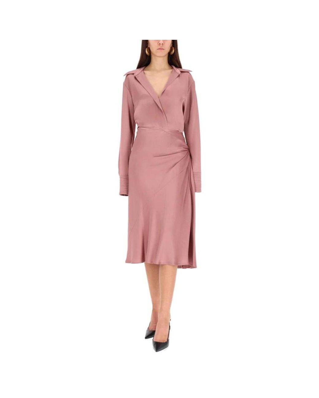 Dries Van Noten Pink Midi Skirts