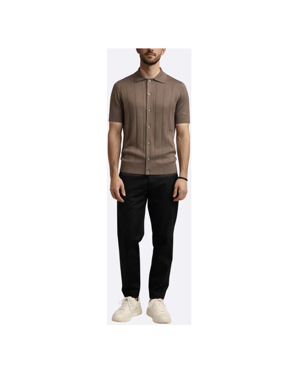 Gran Sasso Brown Cardigans for men