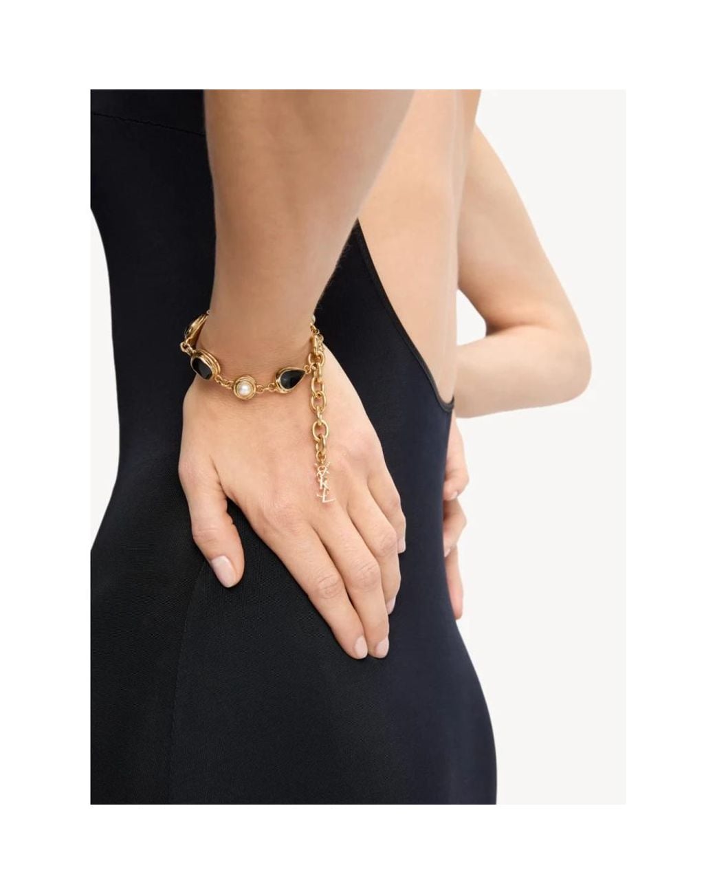 Saint Laurent Metallic Bracelets