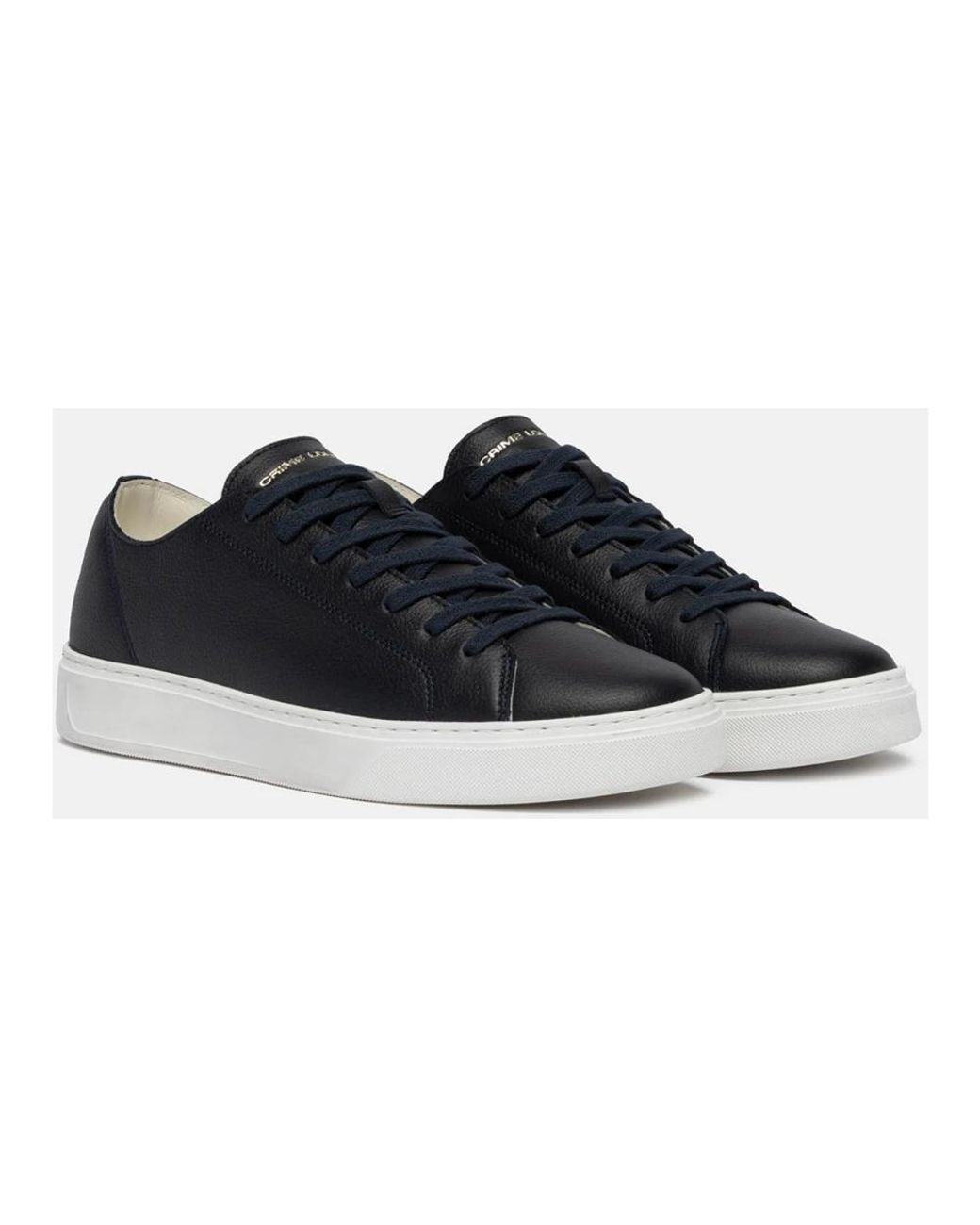 Crime London Black Sneakers for men