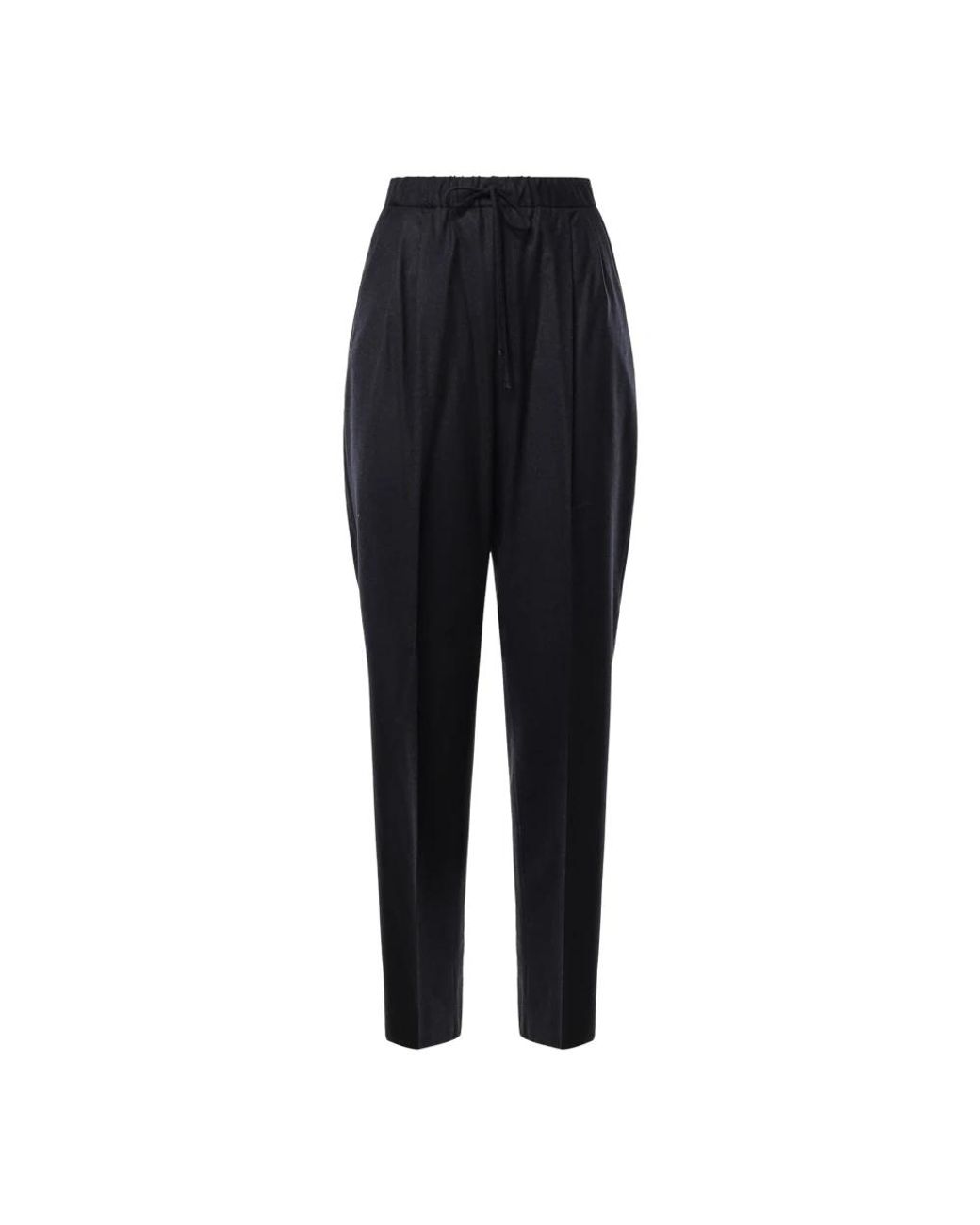 Max Mara Black Tapered Trousers