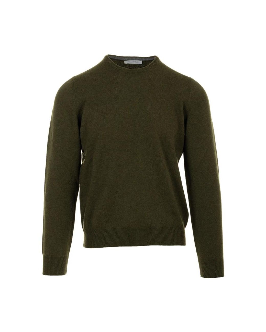 Gran Sasso Green Round-Neck Knitwear for men