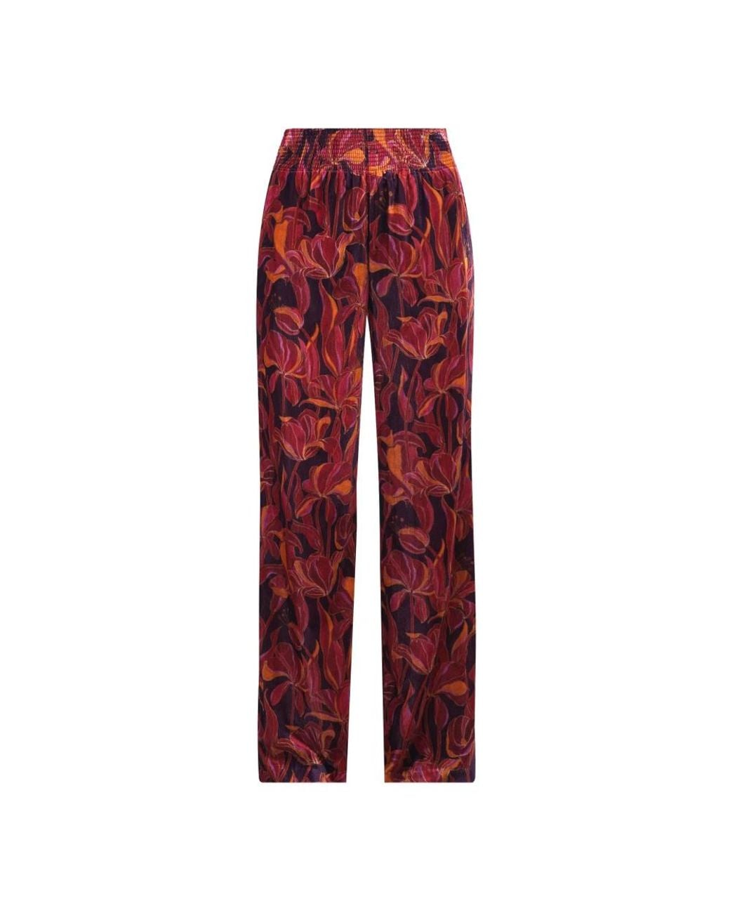 Maliparmi Red Straight Trousers