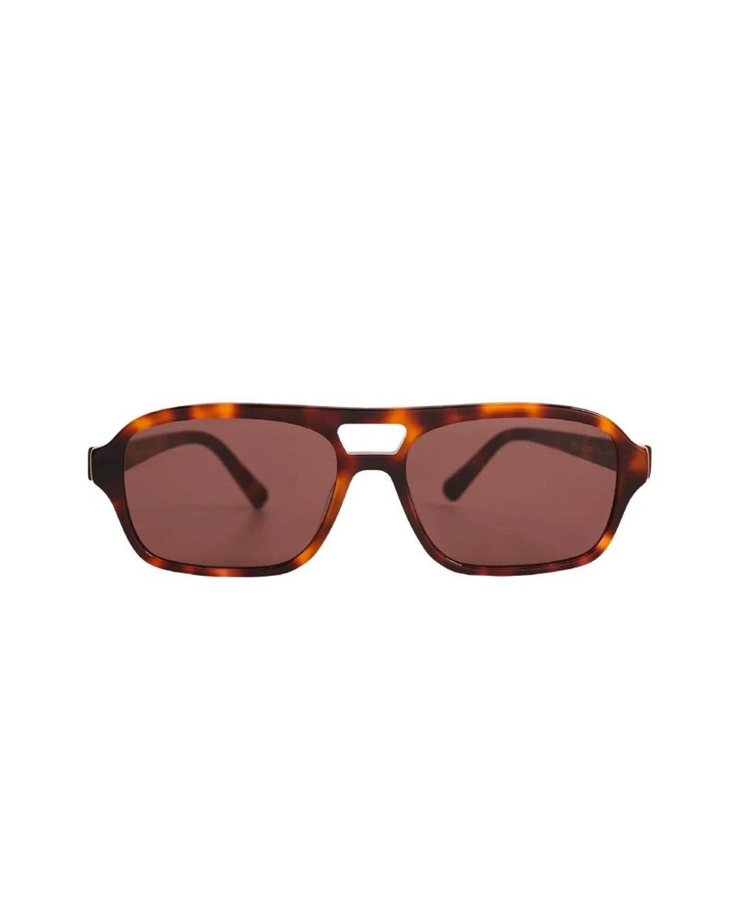 Messyweekend Accessoires ,Bruin ,Tortoise Pilot Zonnebril in het Brown