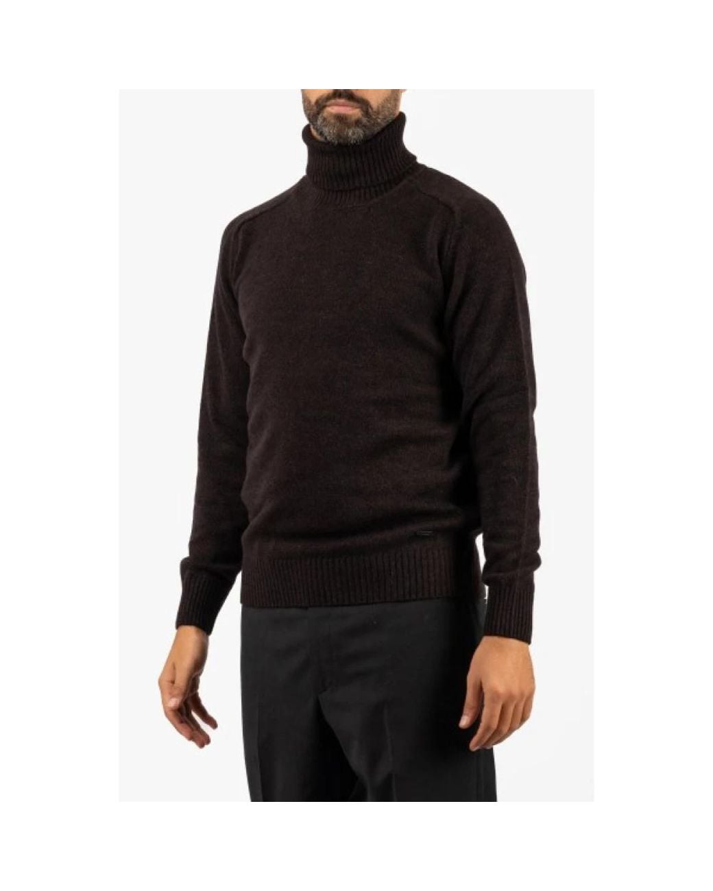 Brooksfield Rollkragenpullover in Black für Herren