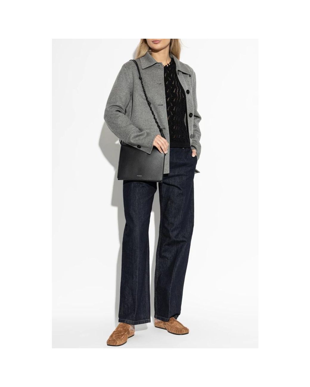Jil Sander Blue Straight Jeans