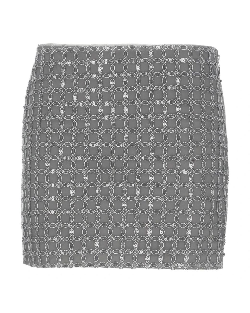 ROTATE BIRGER CHRISTENSEN Gray Short Skirts