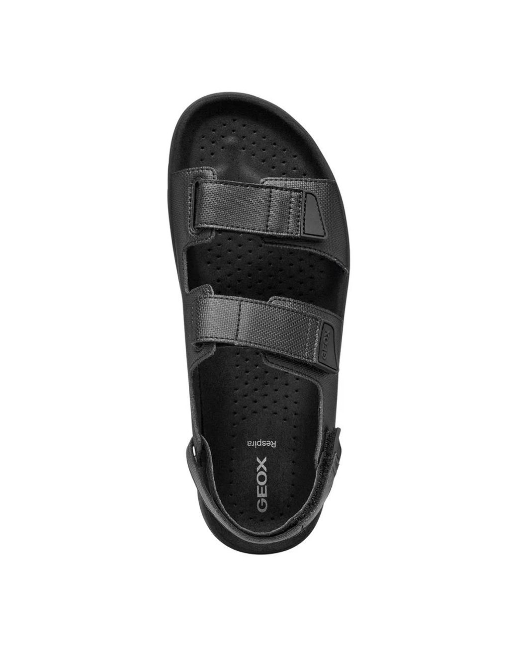Flat Sandals Geox pour homme en coloris Black