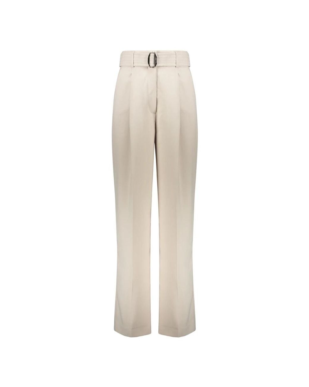 Moorer Natural Wide Trousers