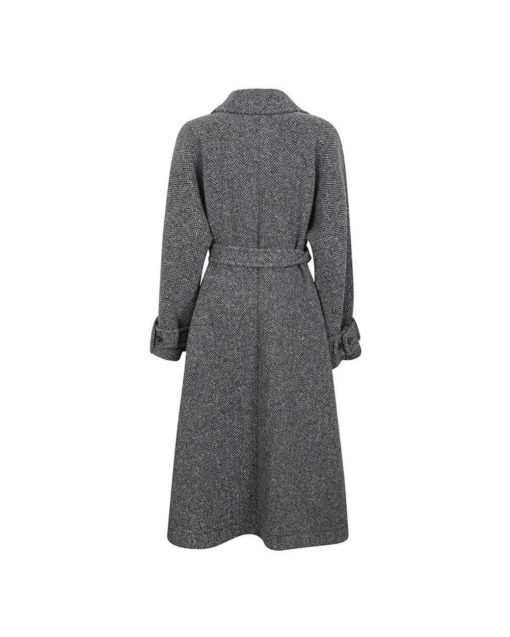 Weekend by Maxmara Gray Belted Coats