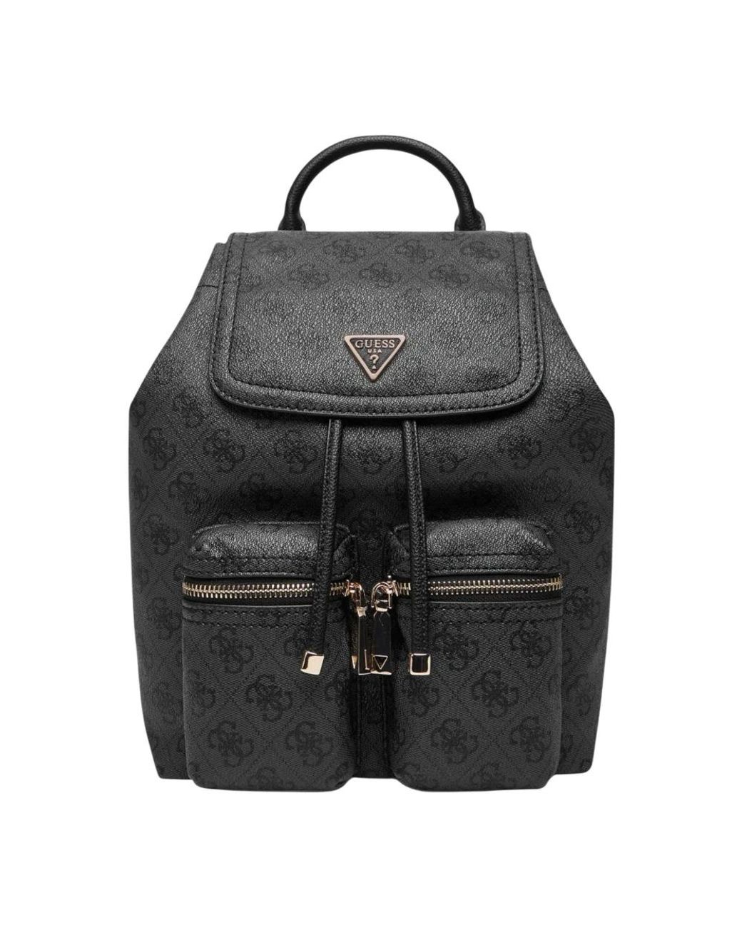 Guess Black Backpacks