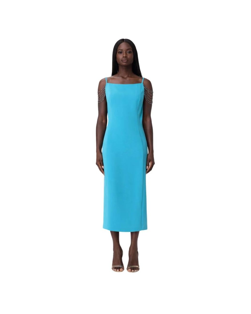 Pinko Blue Midi Dresses