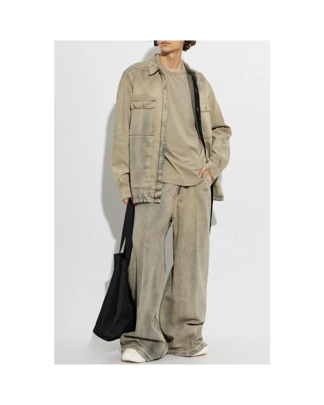 Rick Owens Natural Denim Shirts for men