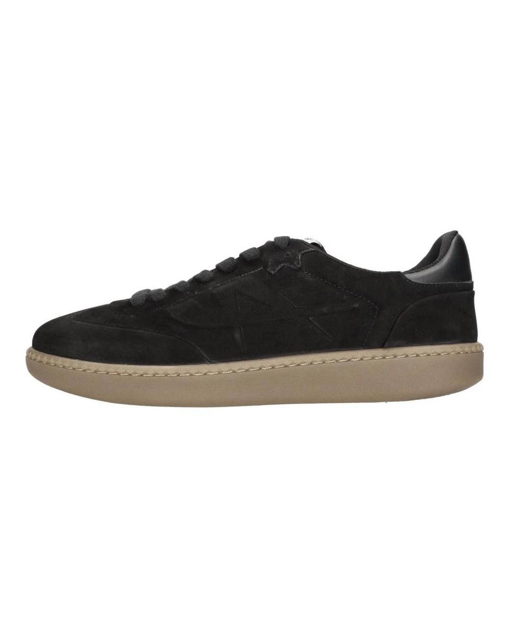 Ash Schoenen ,Zwart ,Leer Nubuck Sneakers in het Black voor heren