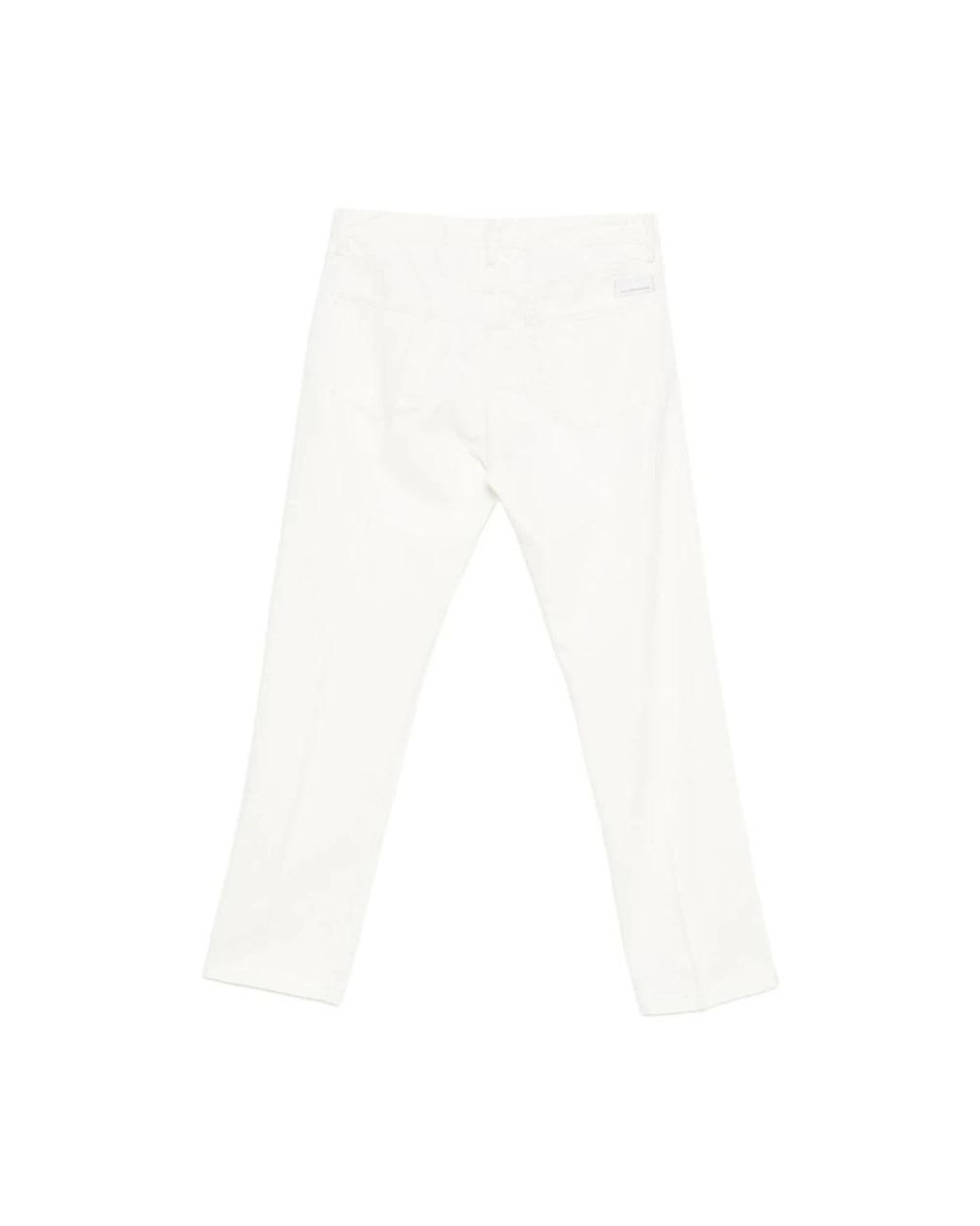 Nine:inthe:morning White Straight Fit Jeans for men