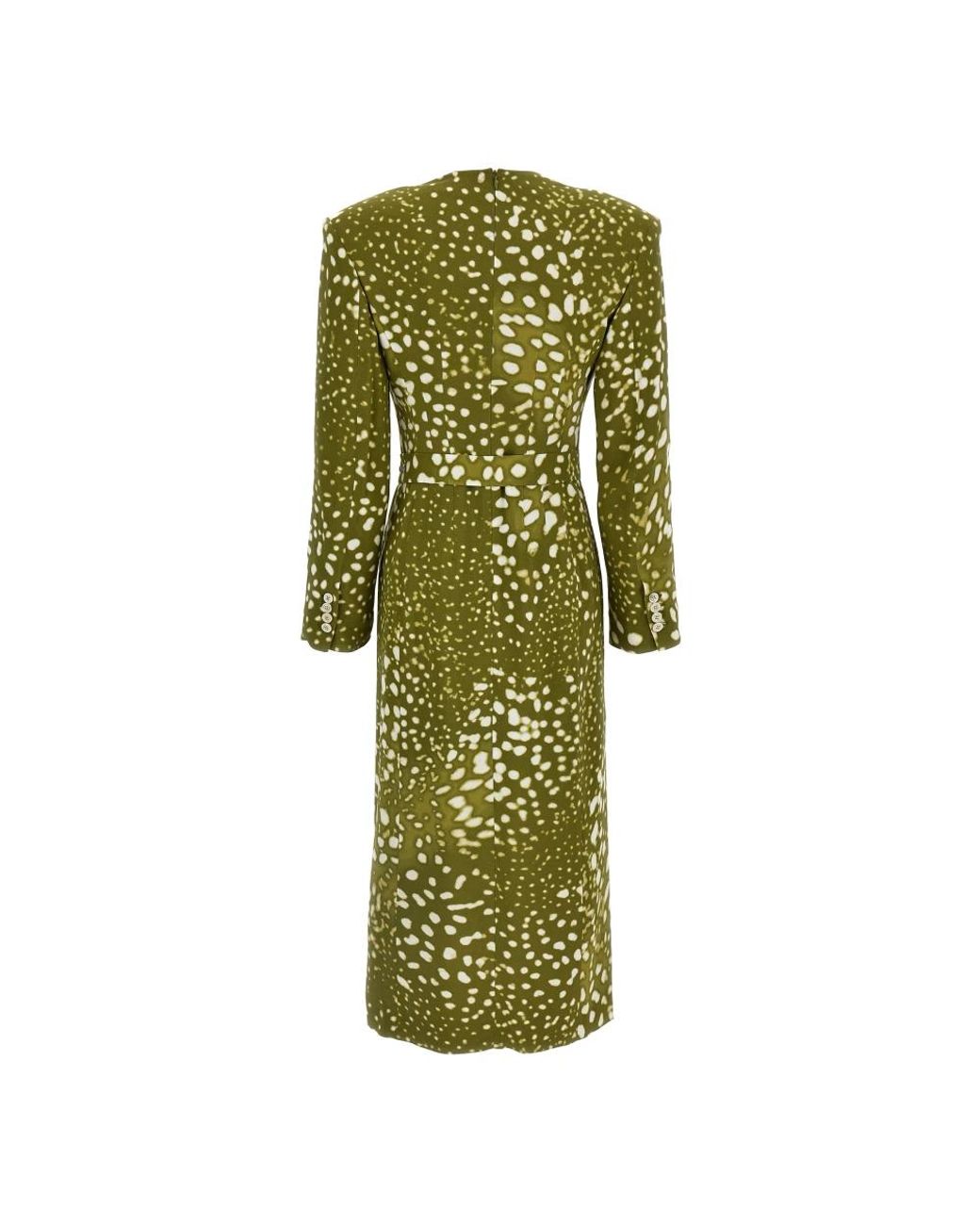 Dries Van Noten Green Midi Dresses