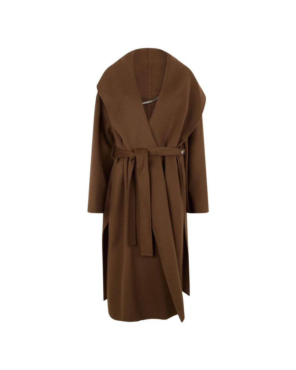 Moorer Brown Belted Coats