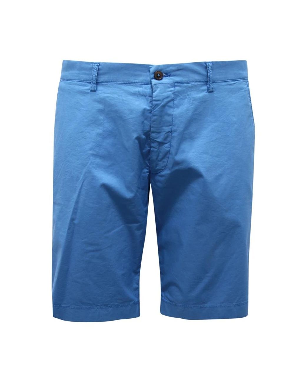 Berwich Blue Casual Shorts for men