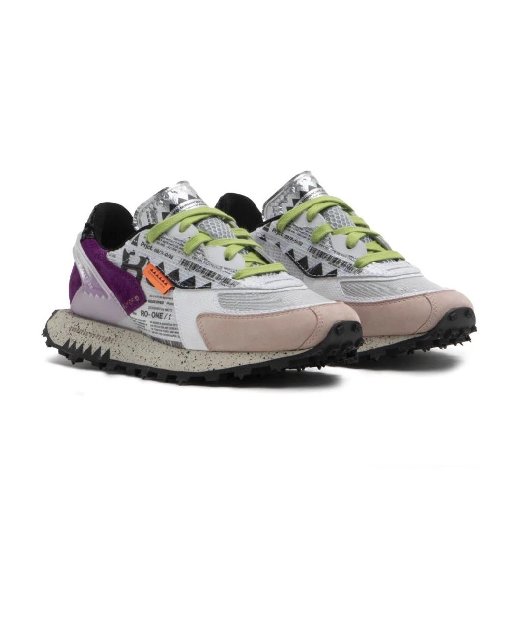 RUN OF Gray Sneakers