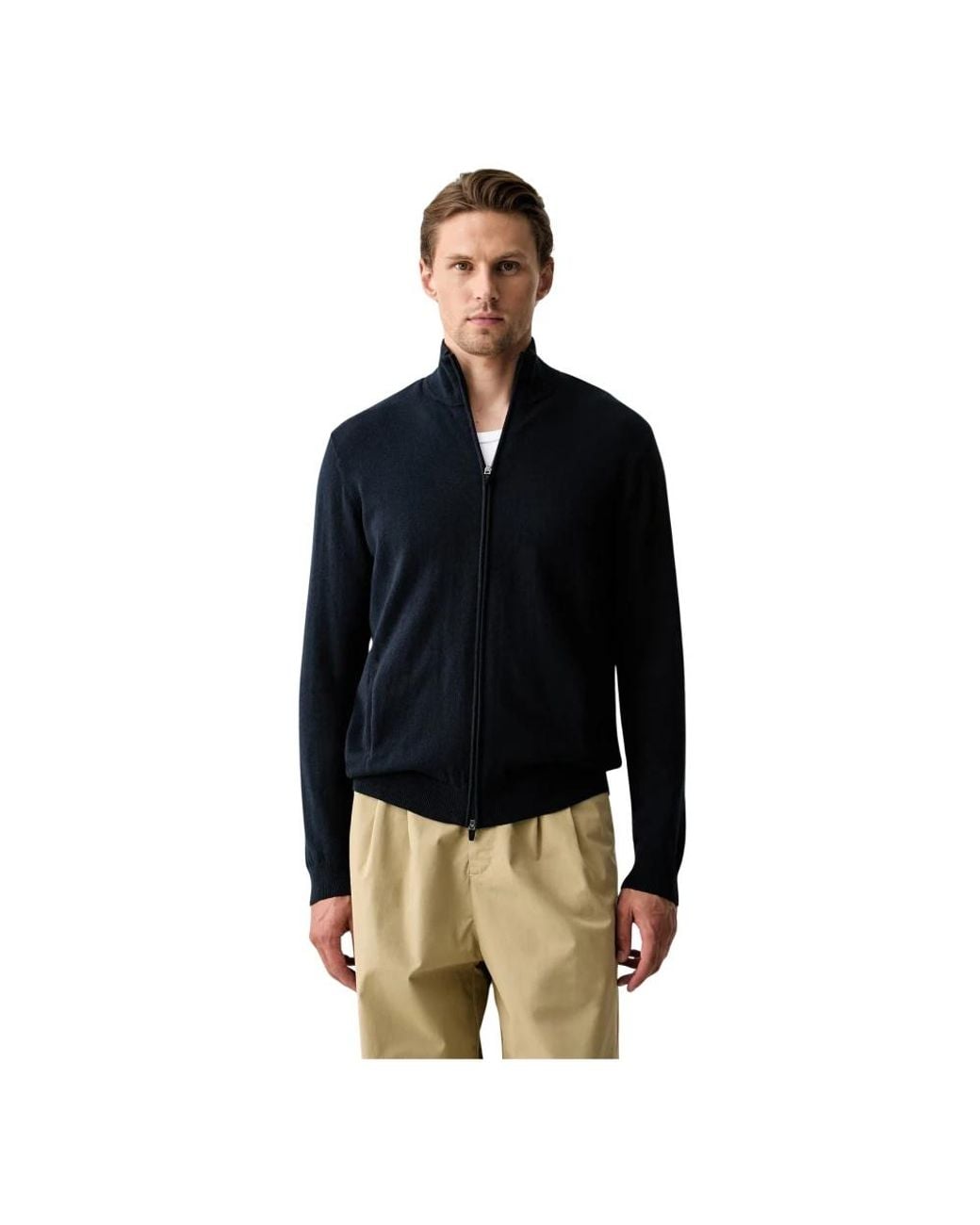 Cardigans EA7 pour homme en coloris Black