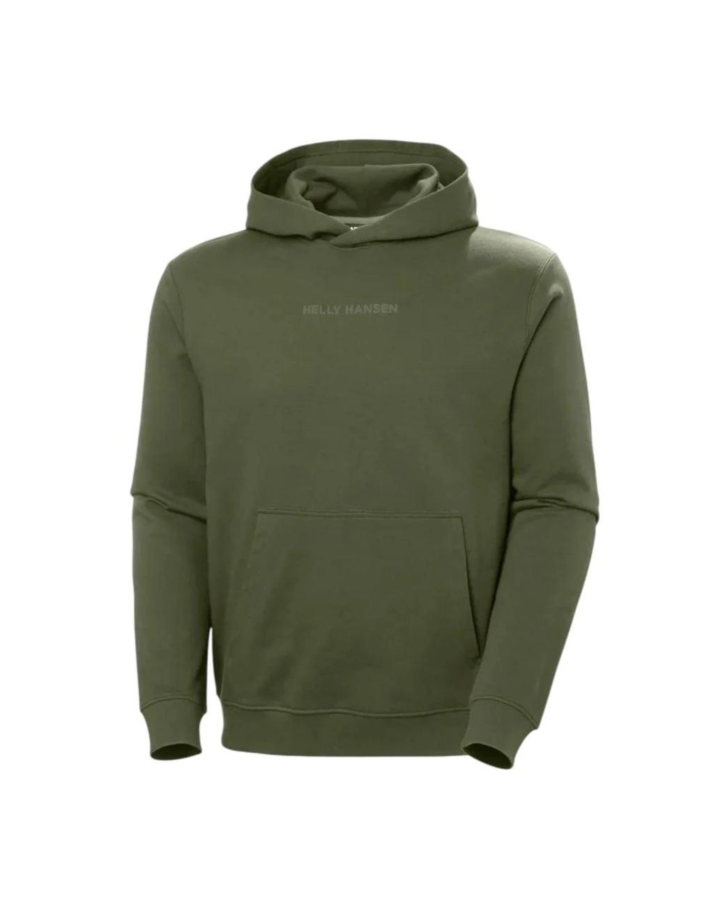 Helly Hansen Hoodies & Sweatvesten ,Groen ,Groene Hoodie Met Kangoeroezak in het Green voor heren