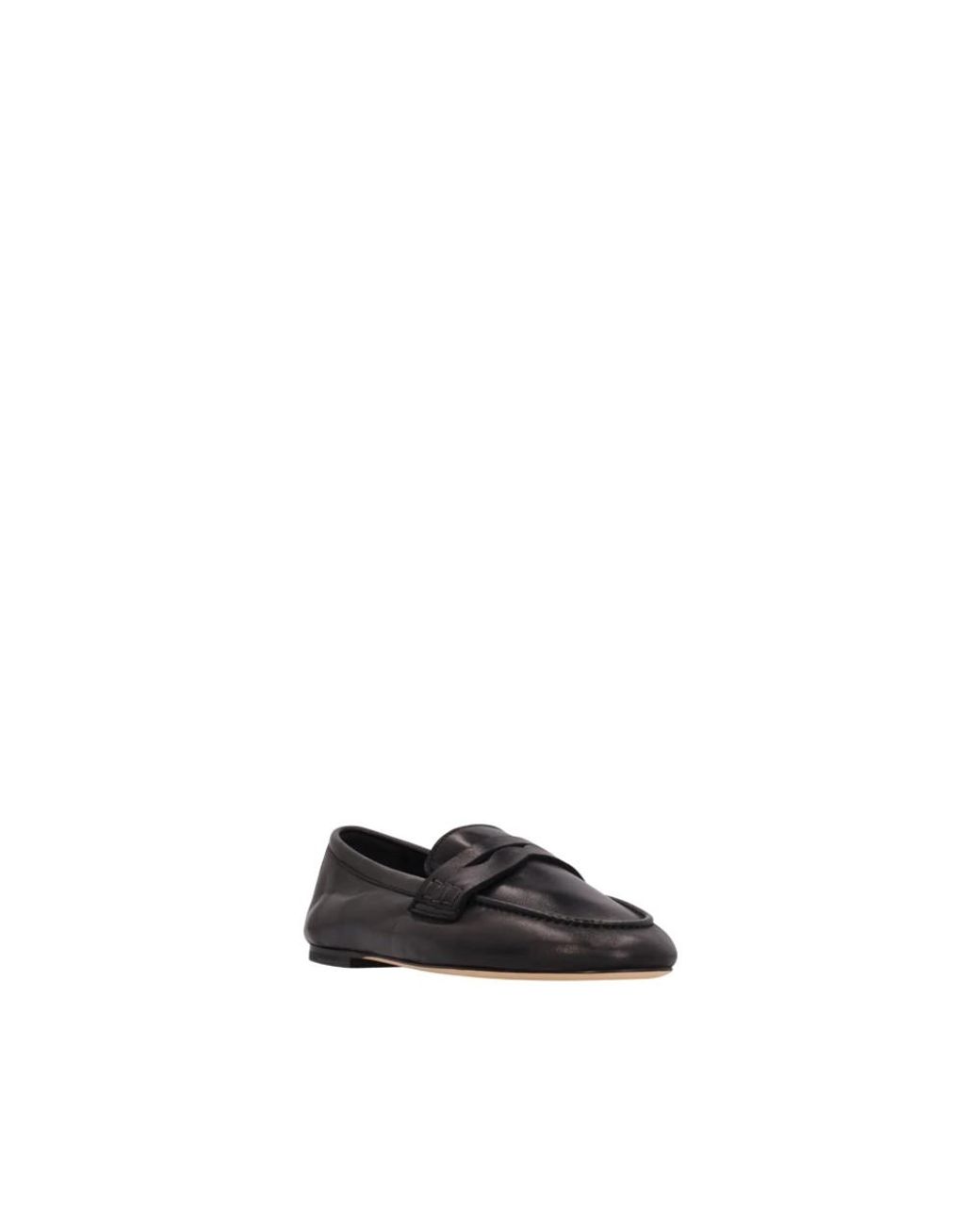 Dear Frances Black Loafers