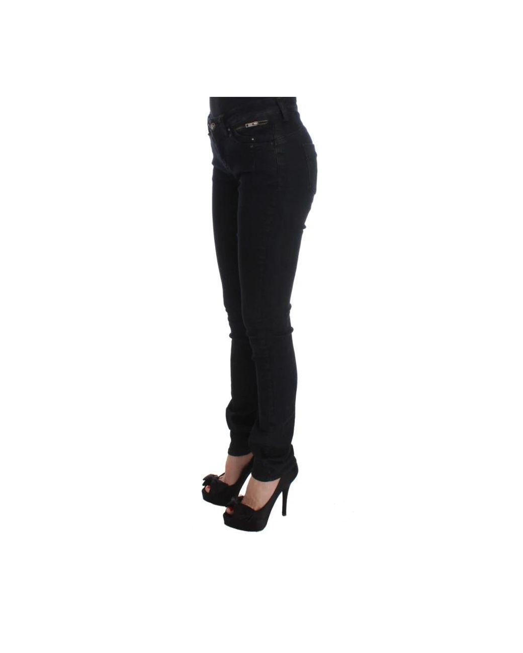 CoSTUME NATIONAL Black Slim-Fit Jeans
