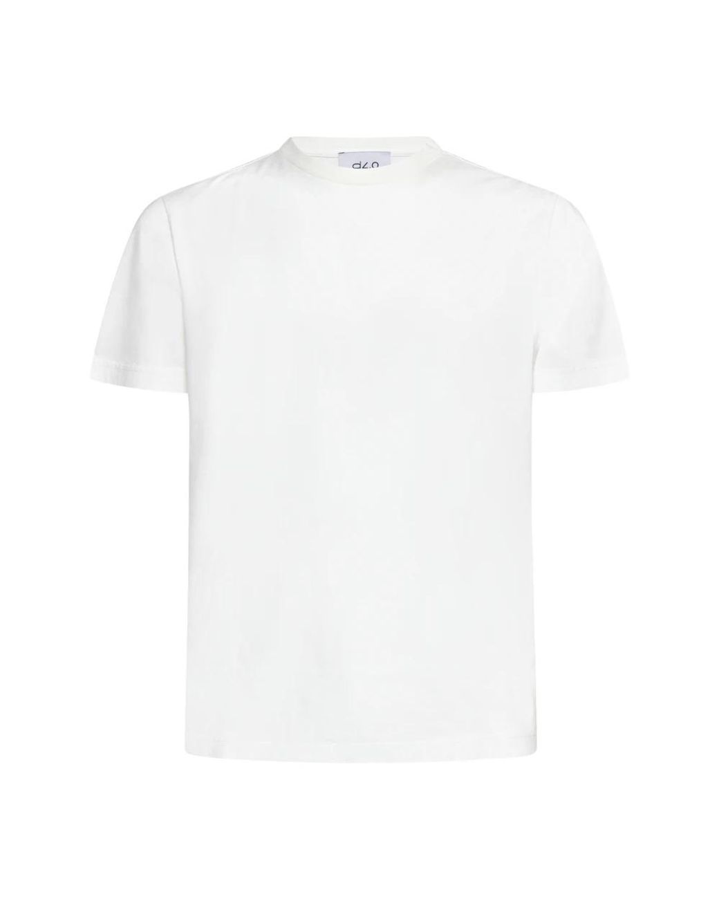 D4.0 White T-Shirts for men