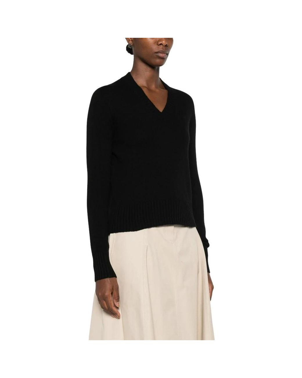 Aragona Black Cashmere Knitwear