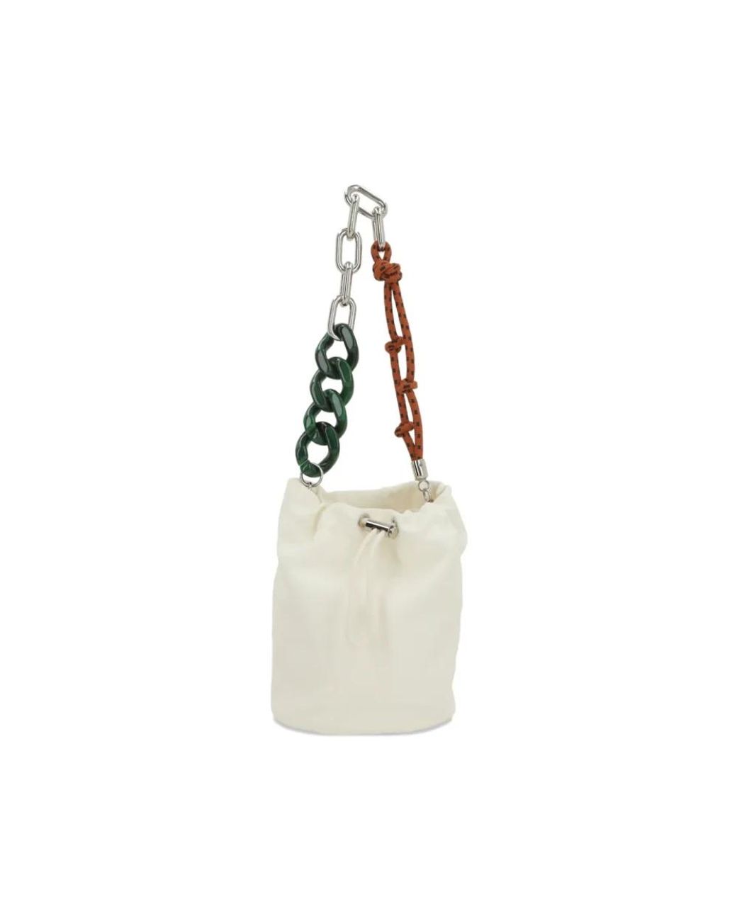 Plan C Logo Bucket Bag in het White
