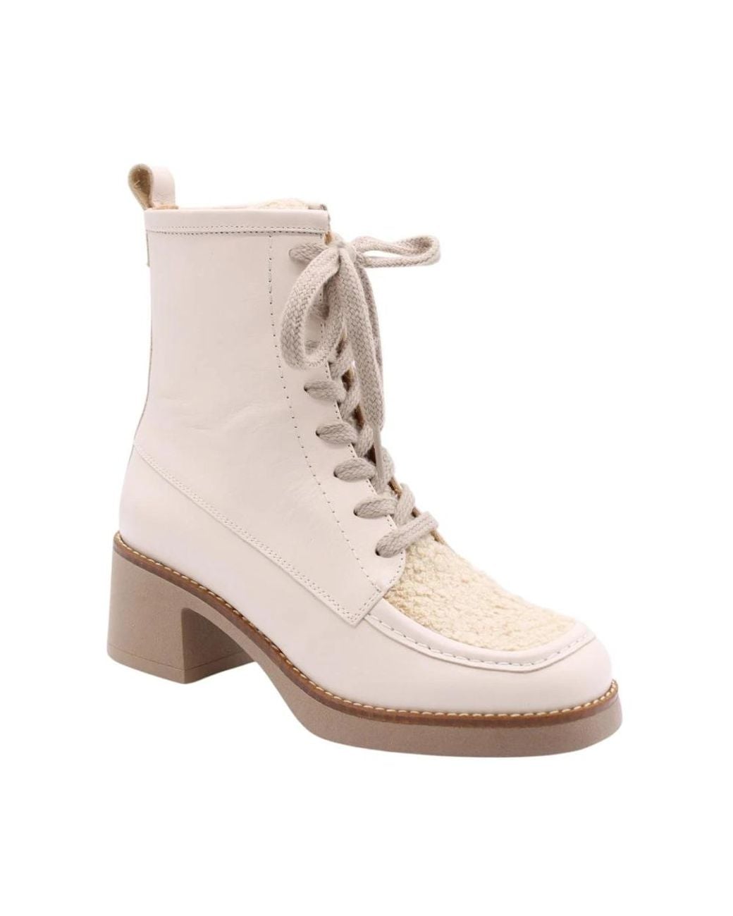 CTWLK Natural Heeled Boots