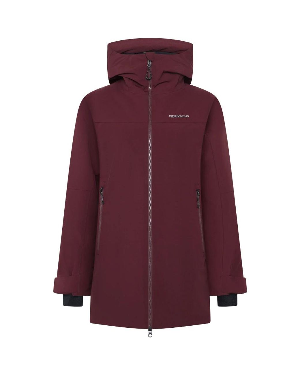 Didriksons Jassen ,Rood ,Marget Parka in het Red
