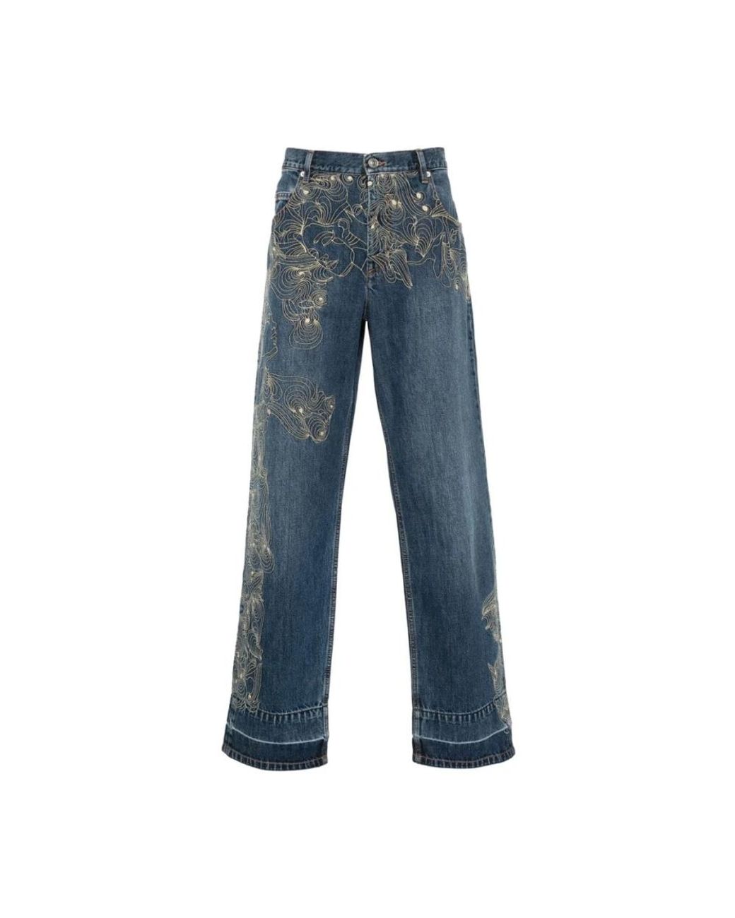 Isabel Marant Blue Straight Fit Jeans for men