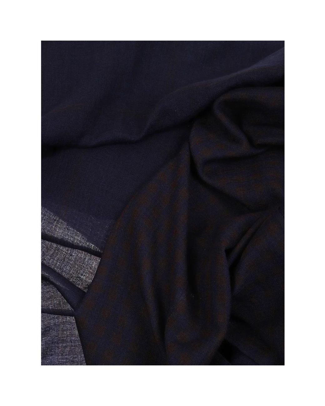 Yohji Yamamoto Blue Winter Scarves