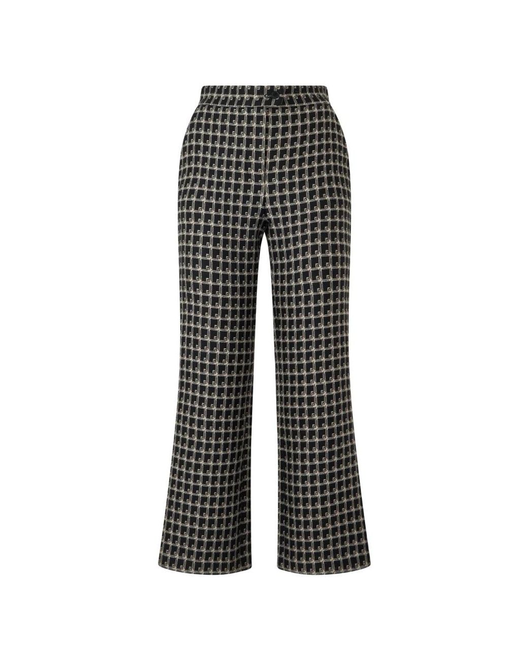Alberta Ferretti Gray Wide Trousers