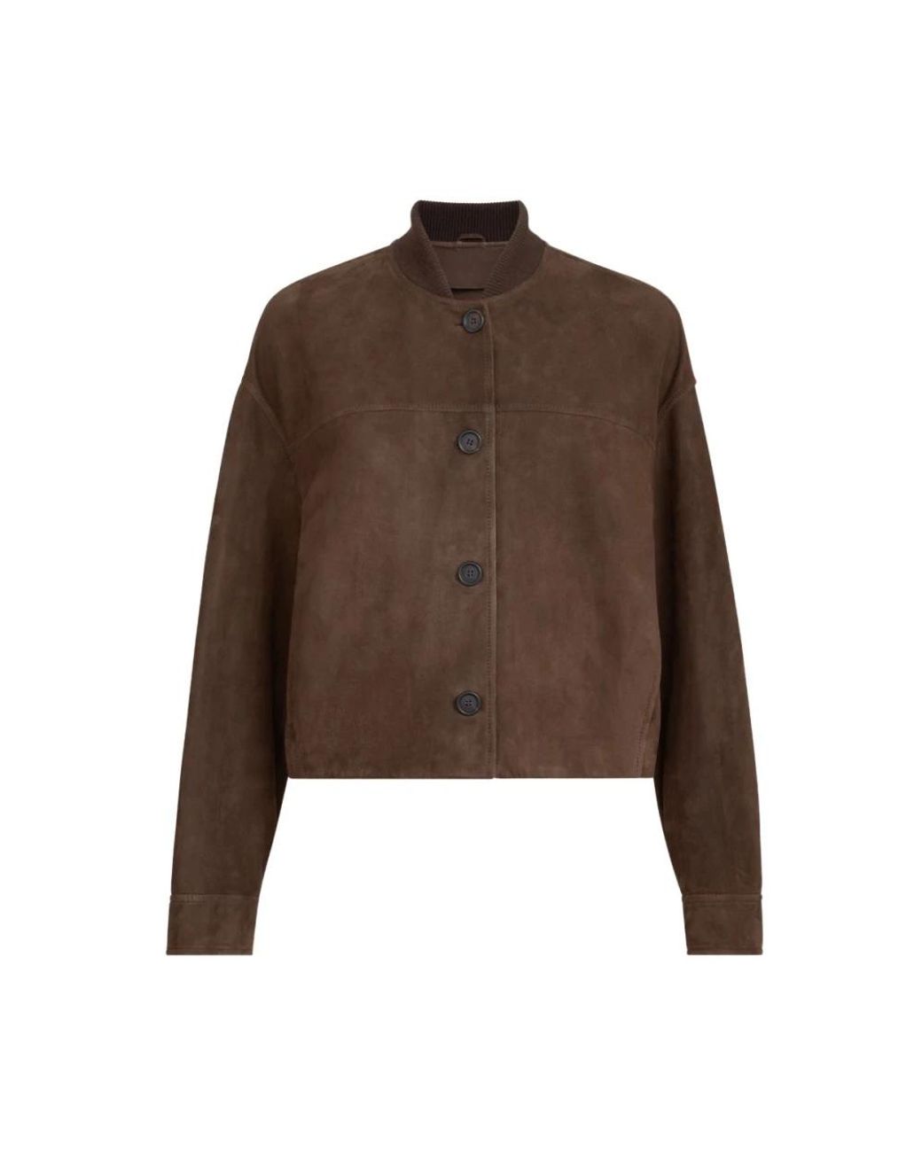 Brunello Cucinelli Brown Leather Jackets