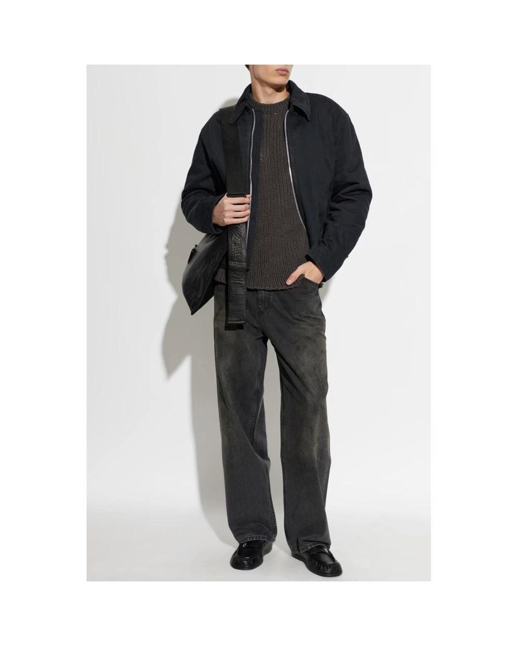 Our Legacy Gray Straight Fit Jeans for men