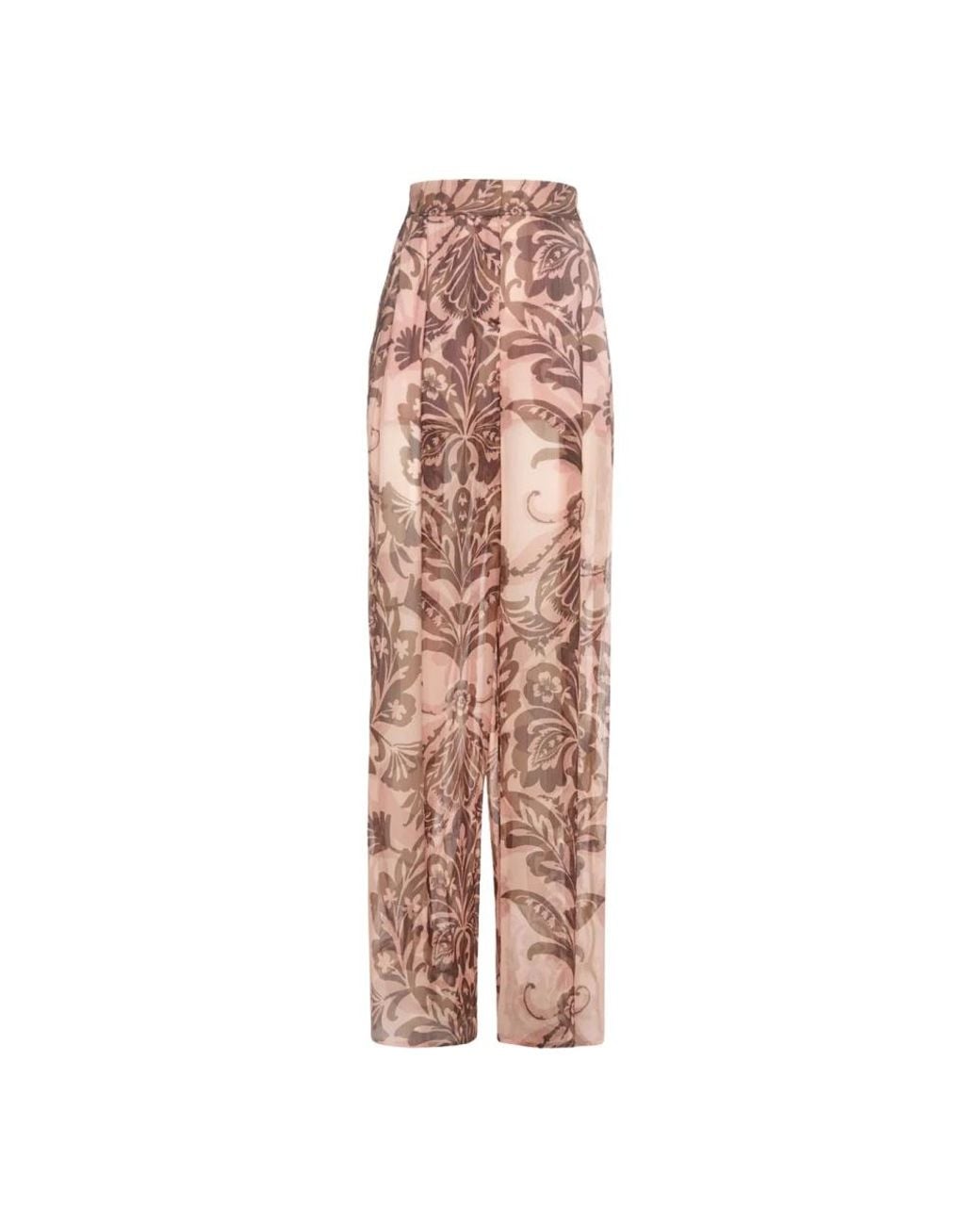 SIMONA CORSELLINI Pink Tapered Trousers