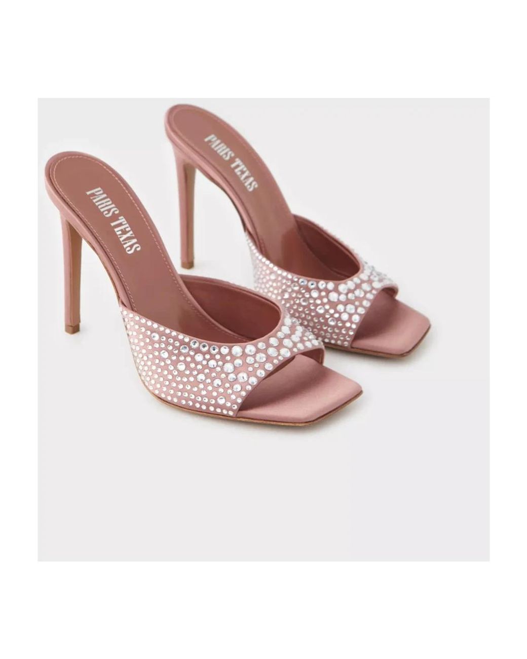 Paris Texas Pink Heeled Mules
