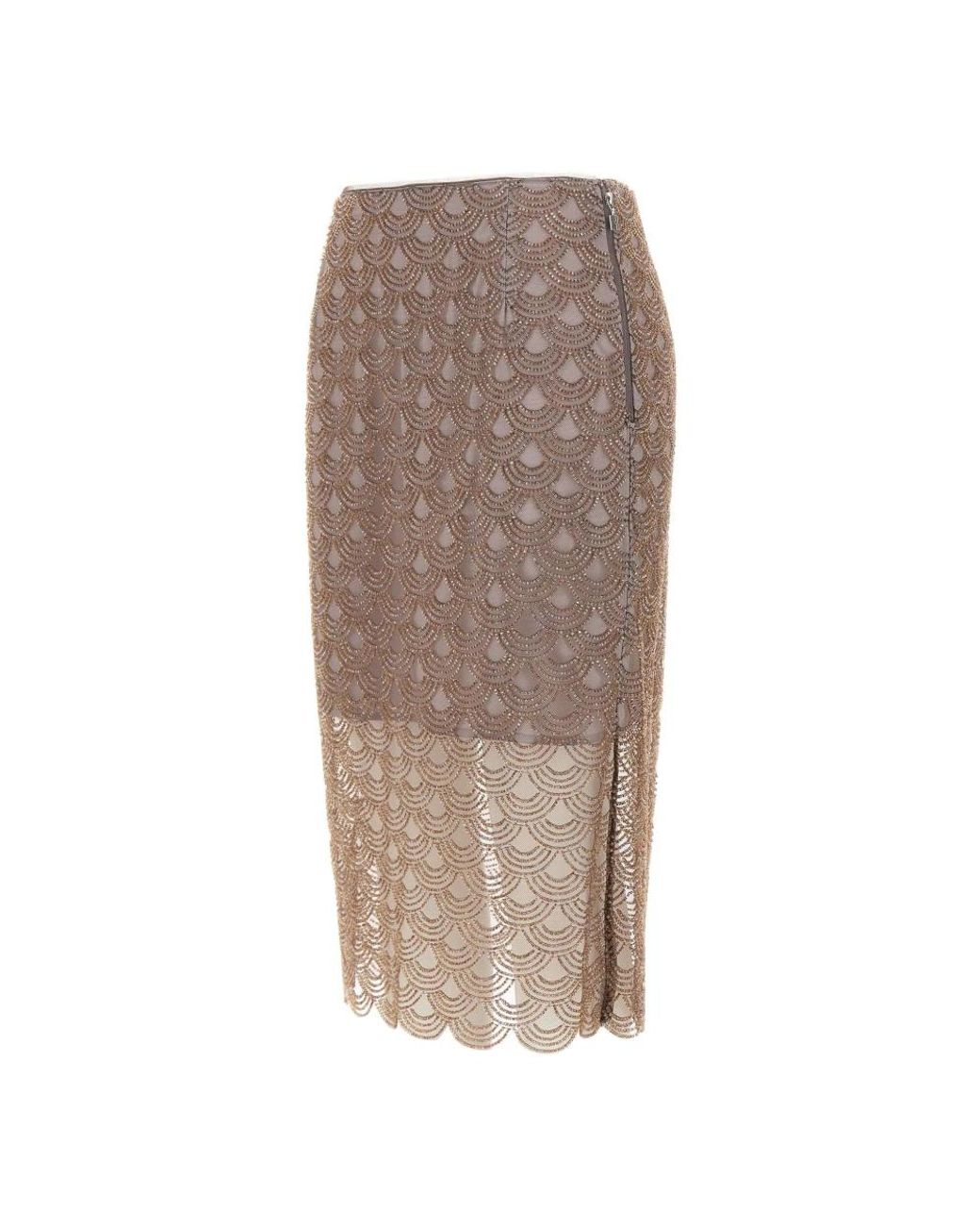 ROTATE BIRGER CHRISTENSEN Brown Midi Skirts