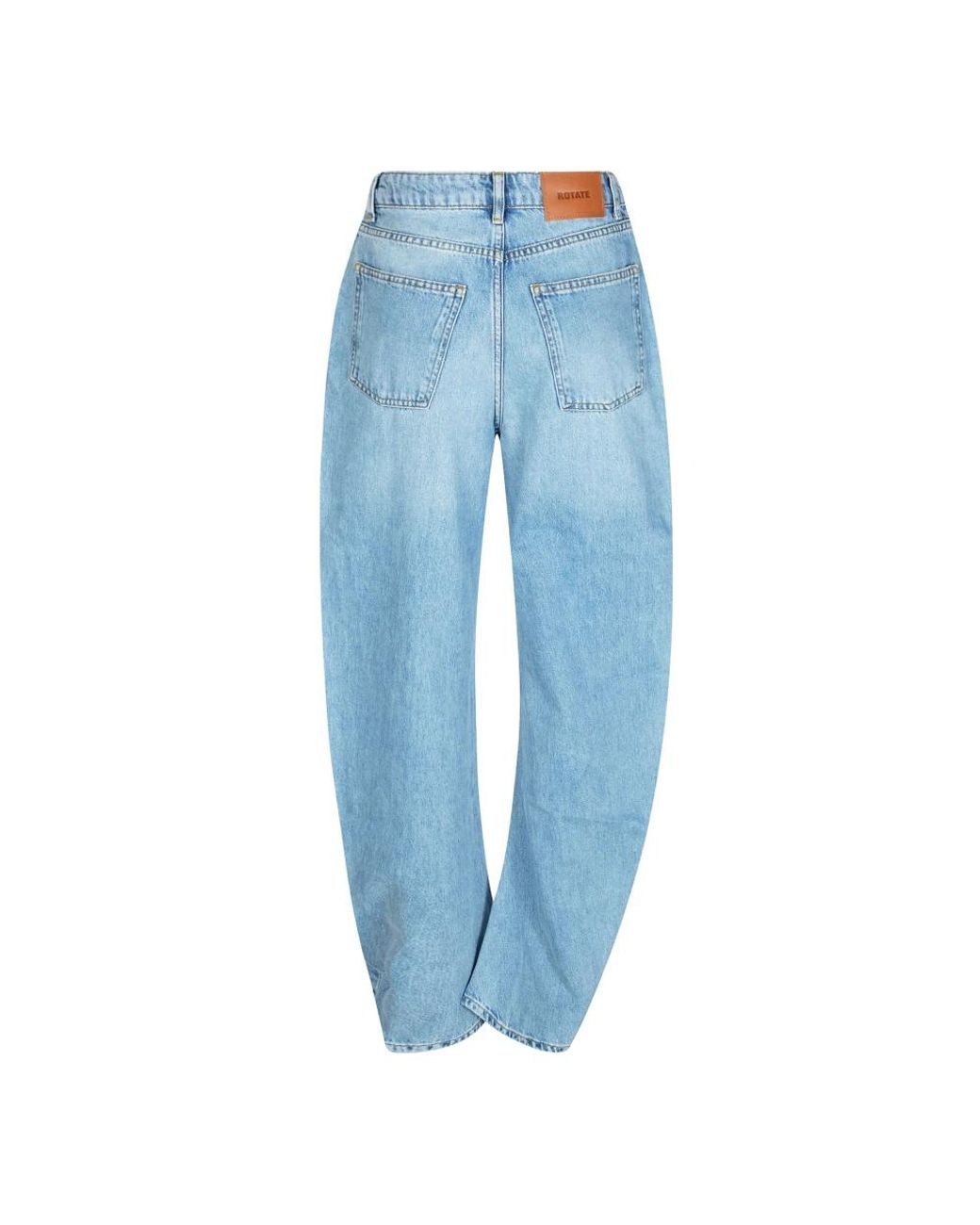 ROTATE BIRGER CHRISTENSEN Blue Loose Fit Jeans