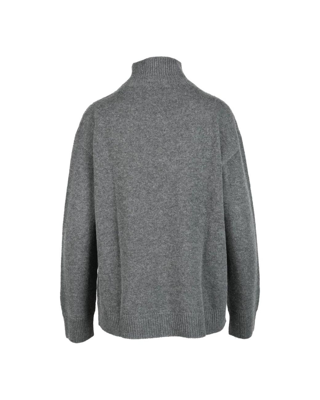 Max Mara Gray Cashmere Knitwear