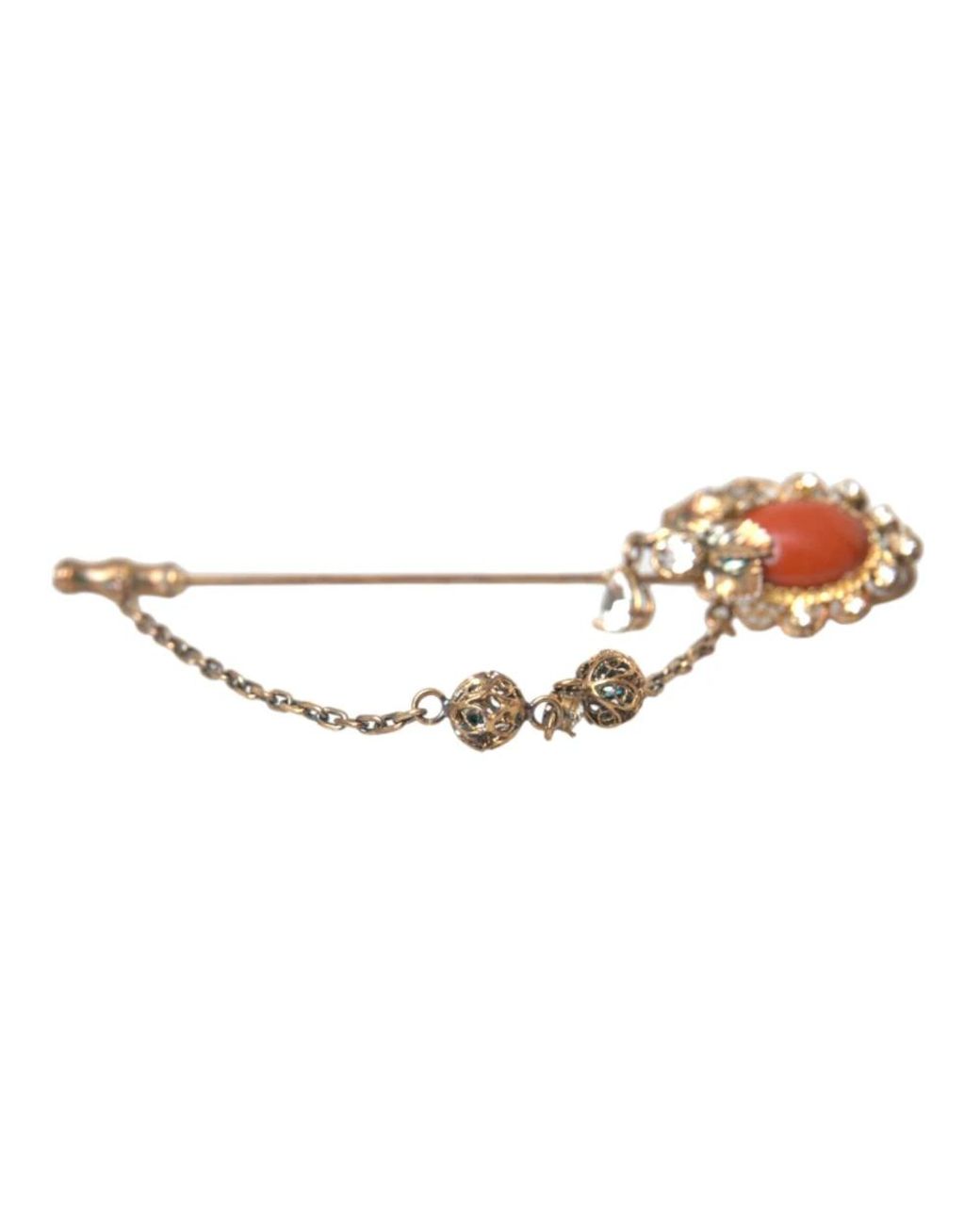 Dolce & Gabbana Yellow Brooches