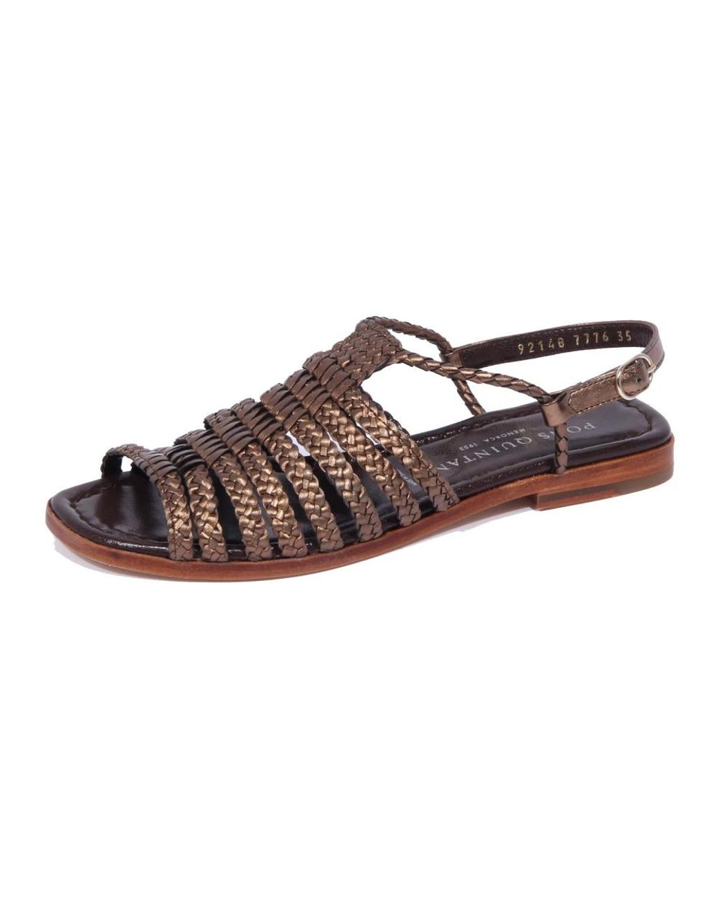 Pons Quintana Brown Flat Sandals